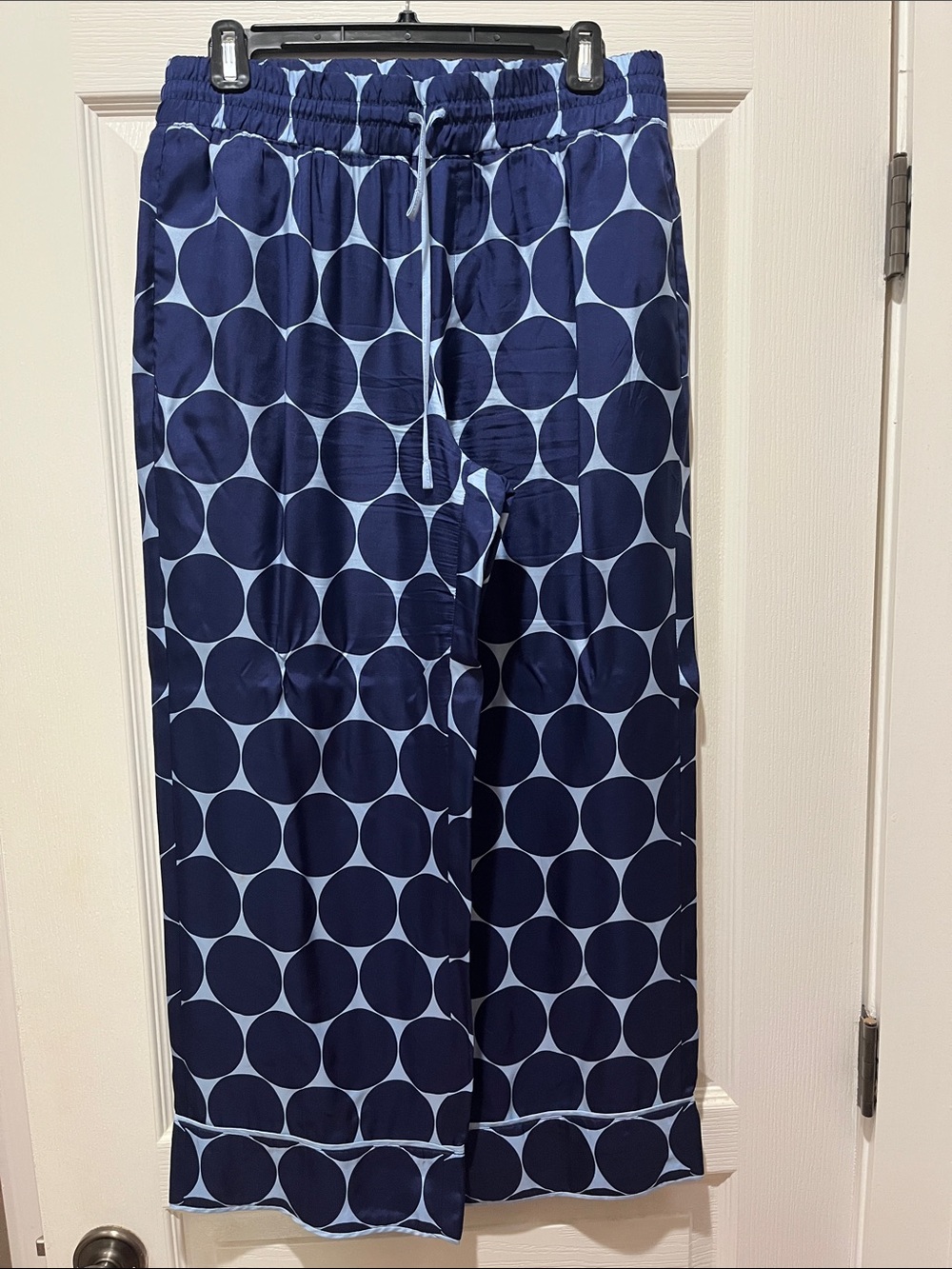 kate spade Navy and Light Blue Polka Lounge Pants